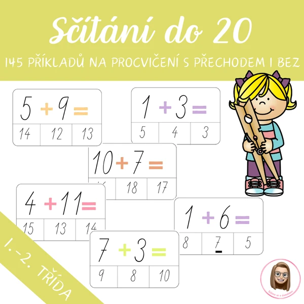 Sčítání do 20 1