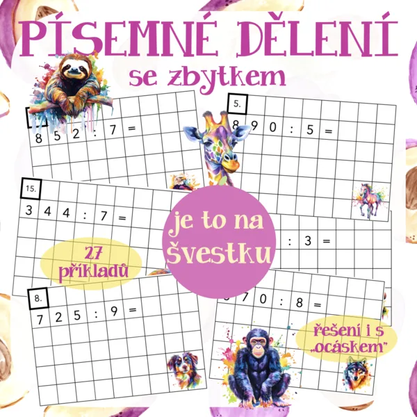 Písemné dělení se zbytkem 1