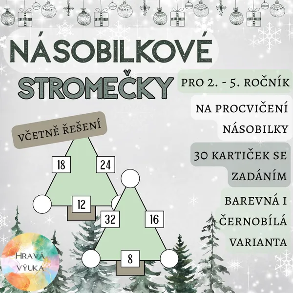 Násobilkové stromečky 1