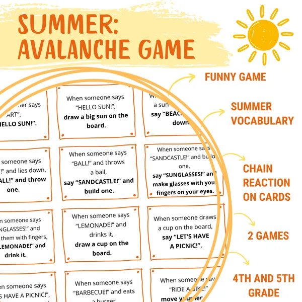 Summer - Avalanche game (1. stupeň) 1