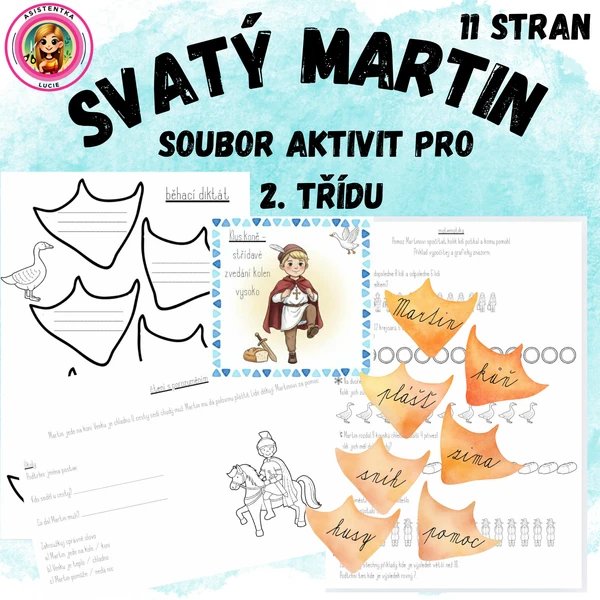 Svatý Martin - sada aktivit pro 2. třídu 1