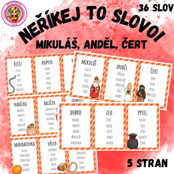 Neříkej to slovo! Mikuláš, anděl, čert 1
