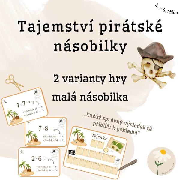 Tajemství pirátské násobilky 1