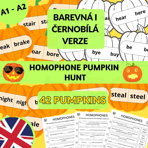 Homophone Pumpkin Hunt 1