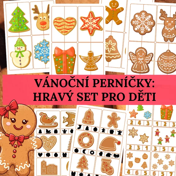 Vánoční perníčky: Hravý set pro děti 1