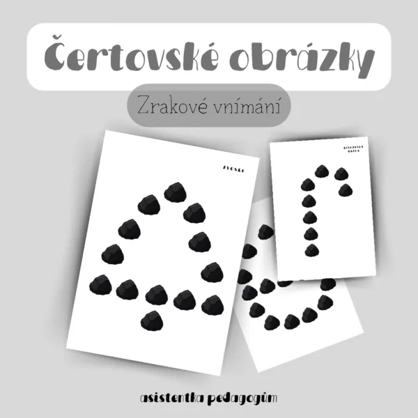 Čertovské obrázky - zrakové vnímání 1