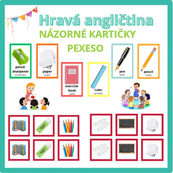 Hravá angličtina: škola, školní potřeby 1