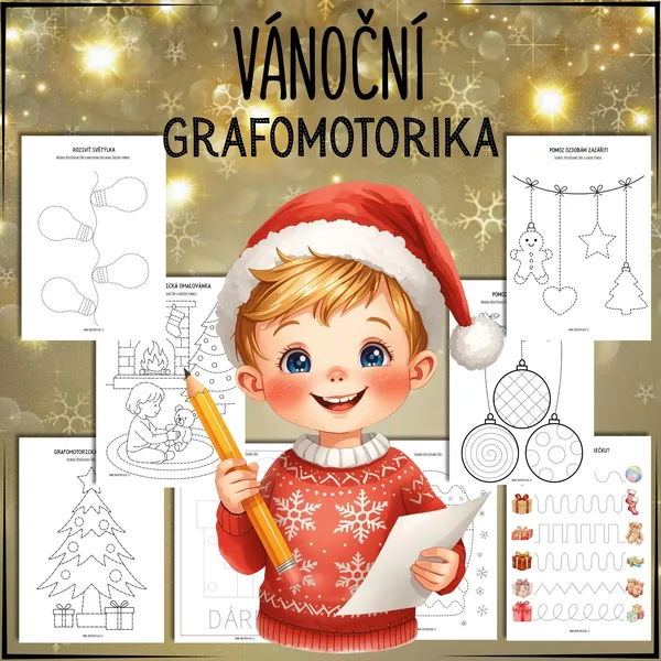 Vánoční grafomotorika 1