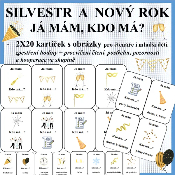 Silvestr a Nový rok - Já mám, kdo má 1