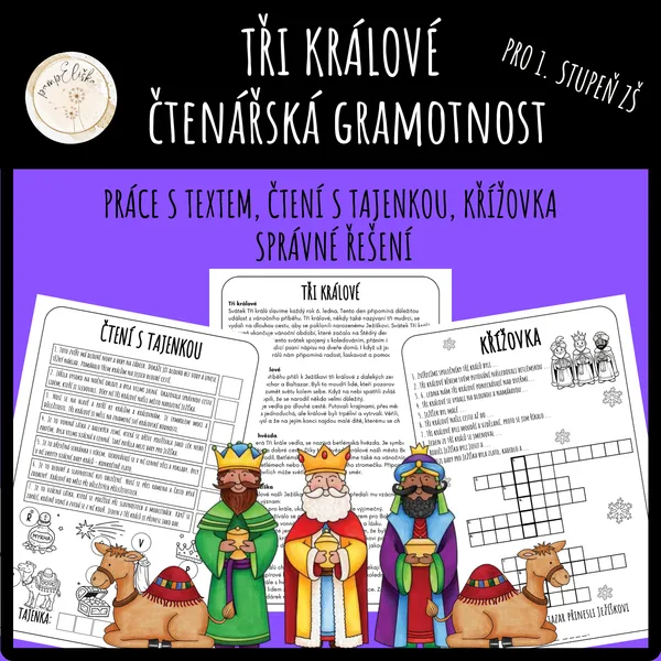 Tři králové - čtenářská gramotnost 1