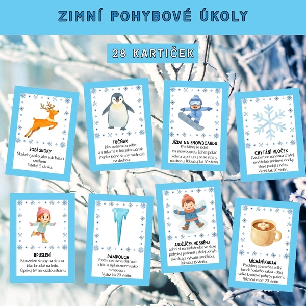 Zimní pohybové úkoly 1