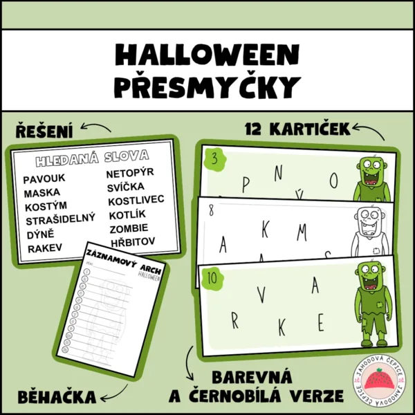 Halloween - přesmyčky 1