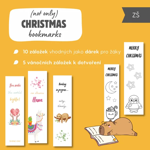 (not only) Christmas bookmarks / (nejen) vánoční záložky 1