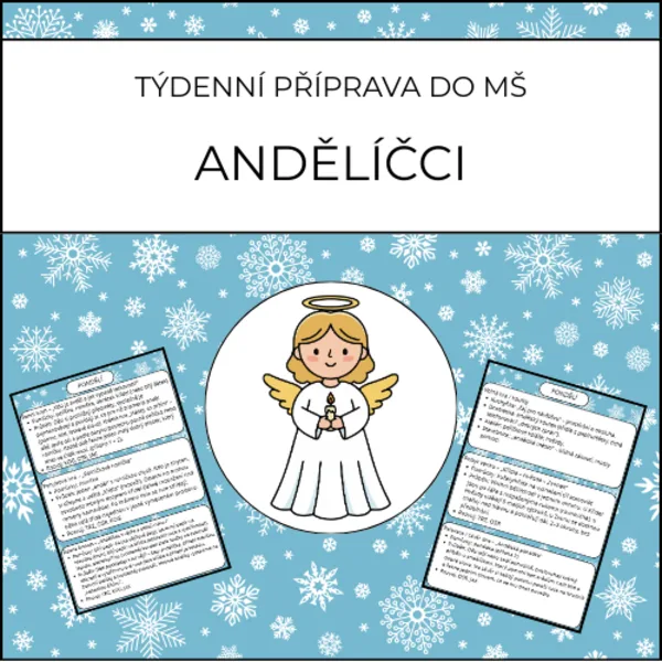 Andělíčci: týdenní příprava do MŠ 1