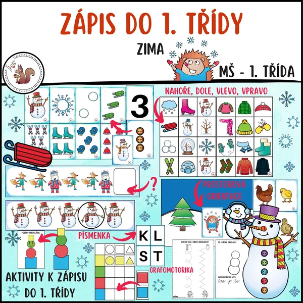 Zápis do 1. třídy - zima 1
