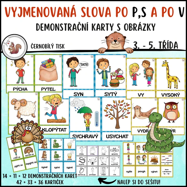 Vyjmenovaná slova po P, S a V 1