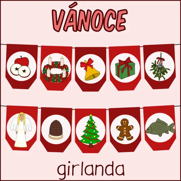 Vánoce - Girlanda 1