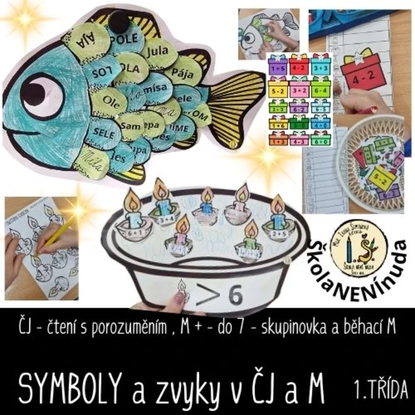 SYMBOLY A ZVYKY v ČJ a M pro 1. třídu 1