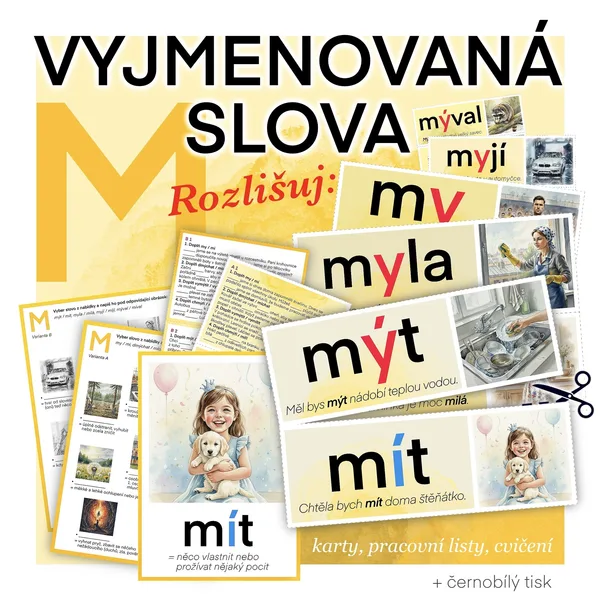 Vyjmenovaná slova po M - rozlišování  1