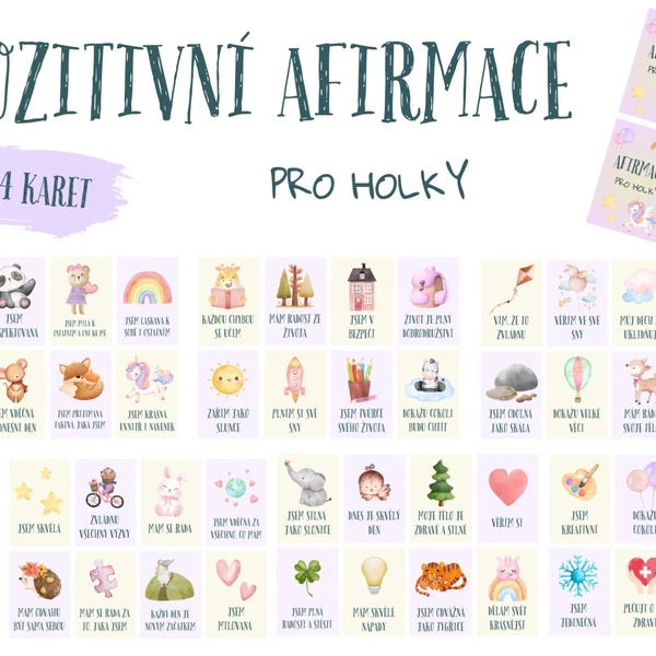 Pozitivní afirmace pro holky 1