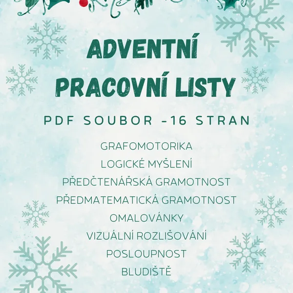Adventní pracovní listy  1