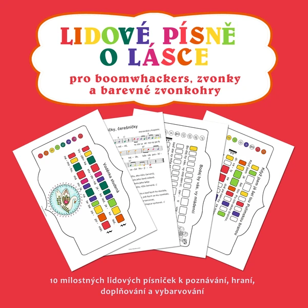 Lidové písně o lásce pro boomwhackers, zvonky a barevné zvonkohry 1