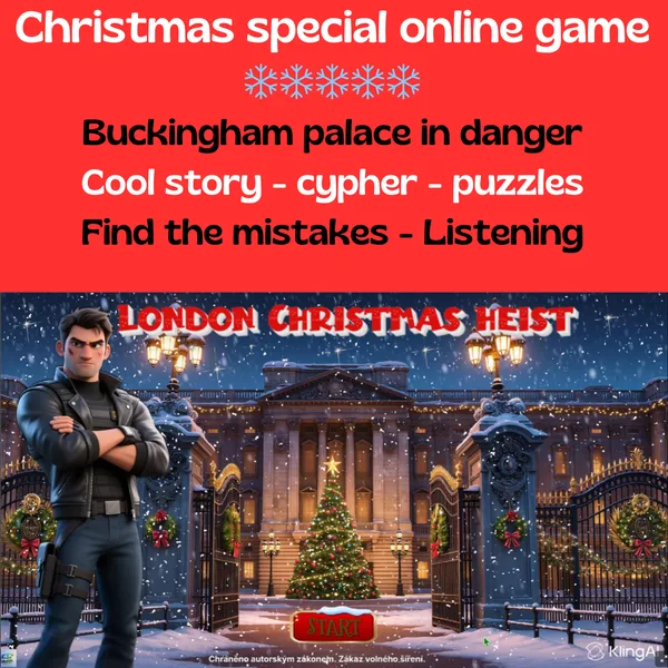 London Christmas Heist - vánoční online hra do AJ 1