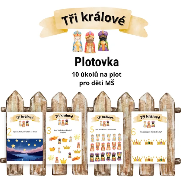 Tři králové plotovka 👑 1