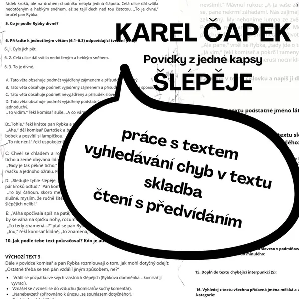 Karel Čapek - Šlépěje 1