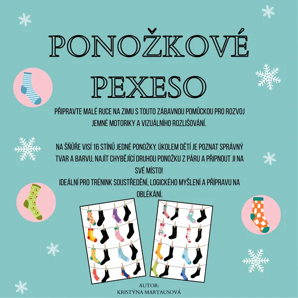 Ponožkové pexeso - najdi pár! 1