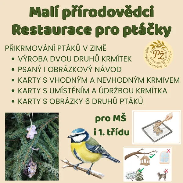 Malí přírodovědci: Restaurace pro ptáčky, přikrmování ptáků 1