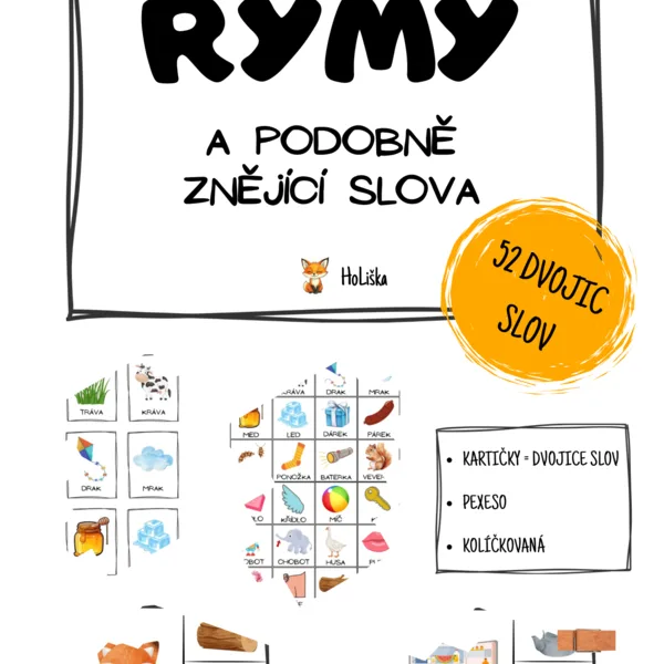 Rýmy a podobně znějící slova 1