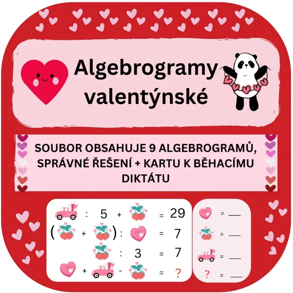 Algebrogramy-valentýnské 1