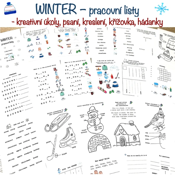 Winter - pracovní listy 1
