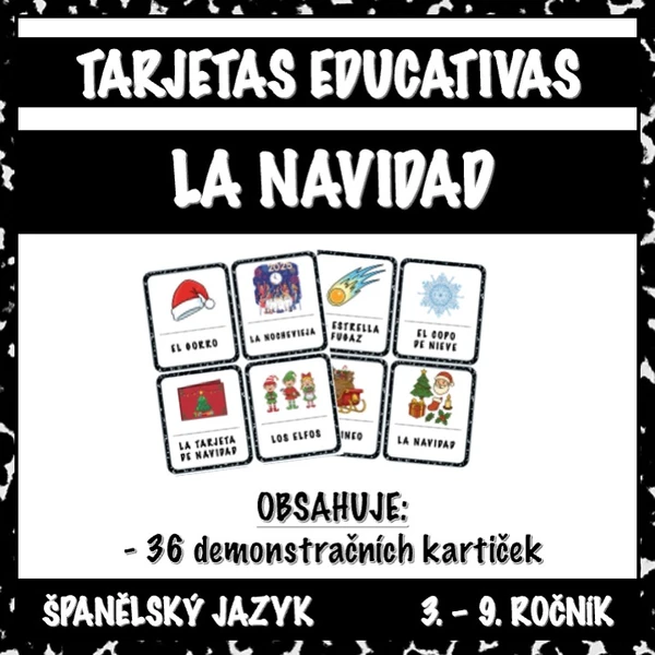 Tarjetas Educativas - La Navidad 1