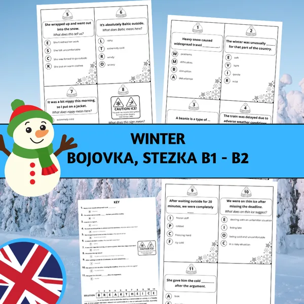 Winter bojovka, stezka B1 - B2 1