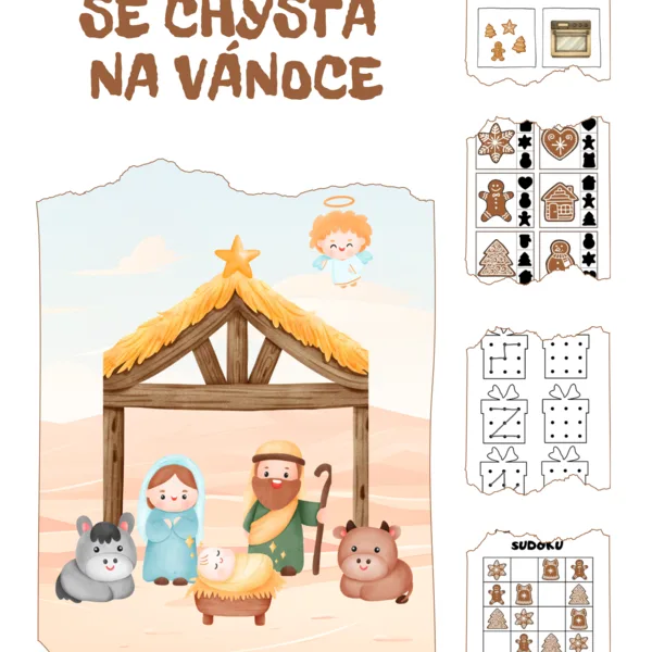 Pan Perníček se chystá na Vánoce 1