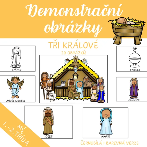 TŘI KRÁLOVÉ - demonstrační obrázky 1