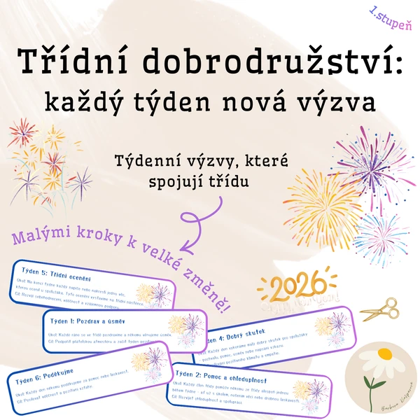 Třídní dobrodružství: každý týden nová výzva 1