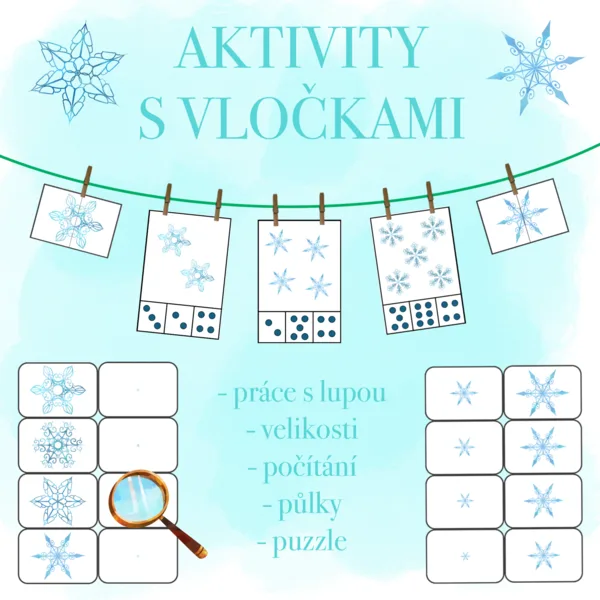 Aktivity s vločkami 1