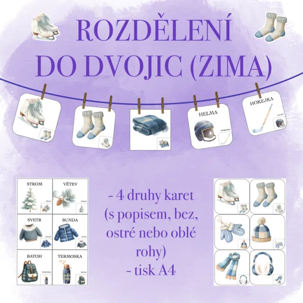 Rozdělení do dvojic - Zima 1
