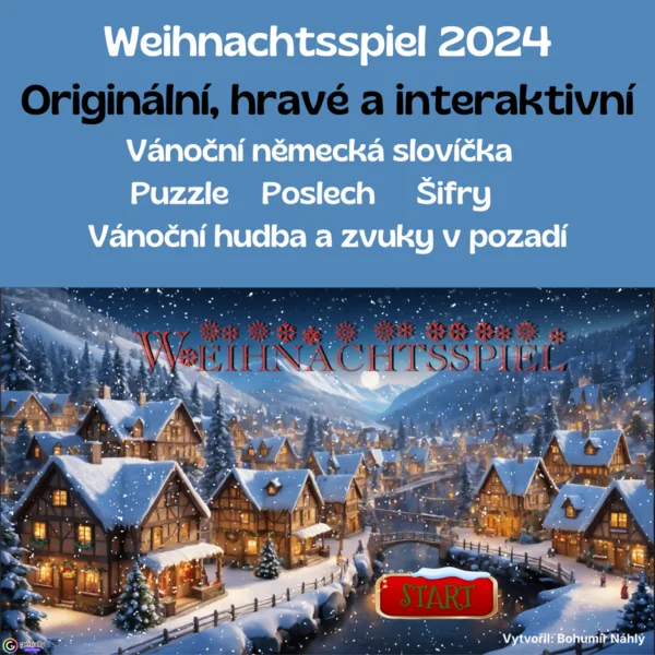 Weihnachtsspiel - interaktivní online vánoční hra 1