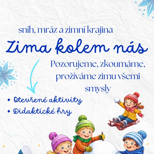 Zima kolem nás - aktivity do MŠ 1