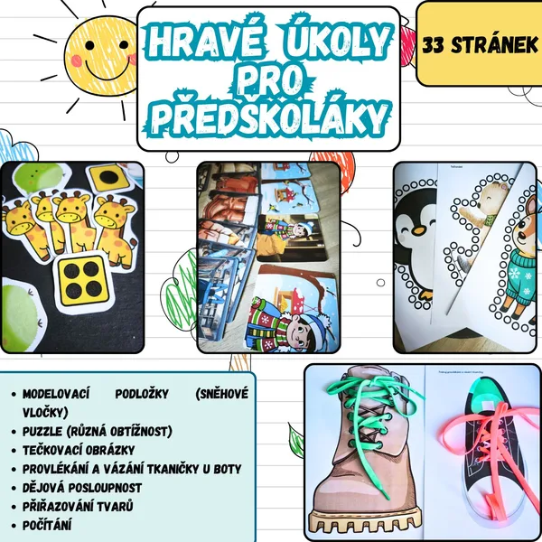 Hravé úkoly pro předškoláky 1