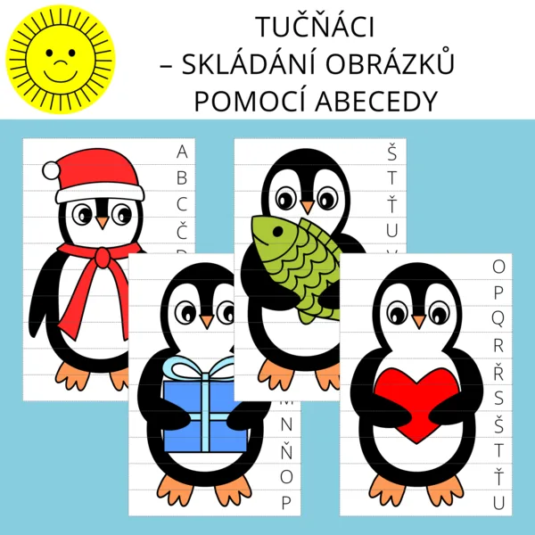 TUČŇÁCI – SKLÁDÁNÍ OBRÁZKŮ POMOCÍ ABECEDY 1