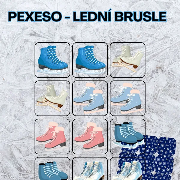 ⛸️Lední brusle - Pexeso 🧠🎴 1