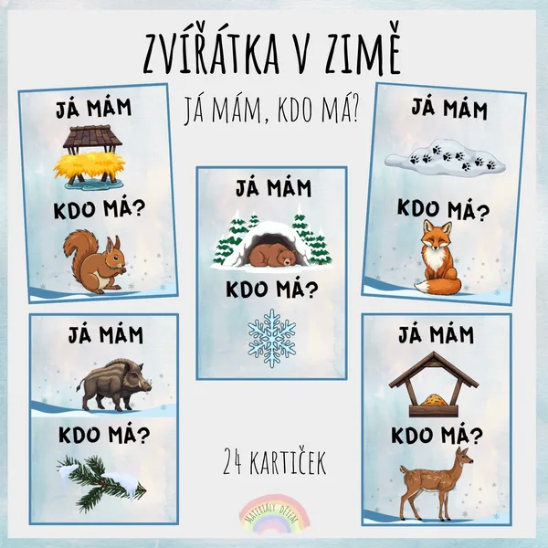 ❄️Já mám, kdo má? Zvířátka v zimě❄️ 1