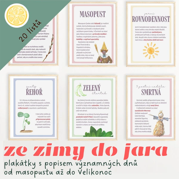 ZE ZIMY DO JARA 2026 - výukové karty 1