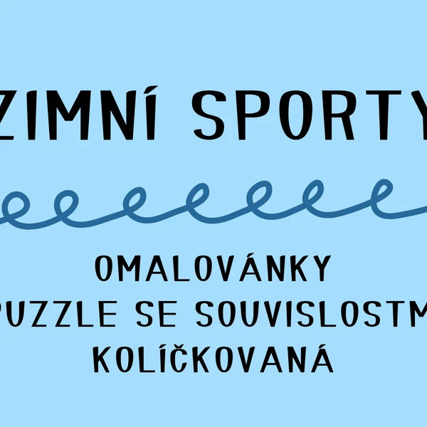 Zimní sporty - aktivity 1