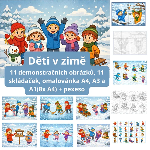 Děti v zimě 1